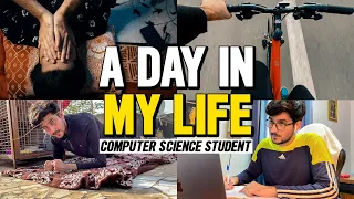 A day in the life of a Computer Science Student ✅ | How many hours to code? | Placement preparation