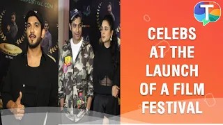 Yuvika Chaudhary, Sharad Malhotra, Arjun Bijlani & others at the launch of a Film Festival