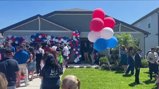 Decorated Army veteran received a free, brand-new house in Plant City