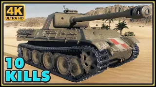 Pudel - 10 Kills - 1 VS 4 - World of Tanks Gameplay - 4K Video