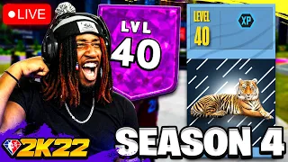 THE 1st LEGEND LEVEL 40 OF NBA 2K22! MY 1st GAMES ON NBA 2K22 SEASON 4! NBA 2K22 | StaxMontana