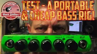 Trace Elliot ELF & Fender Rumble - A portable & cheap bass rig!