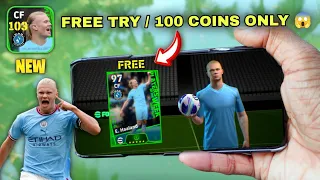 FREE TRY 103 BOOSTER HAALAND TRICK 😱💯 100 COINS TRICK TO GET 103 HAALAND POTW #shorts #haaland