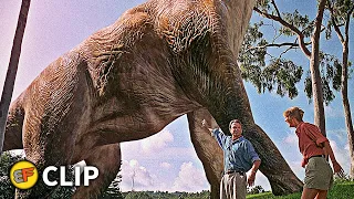 "Welcome to Jurassic Park" - Brachiosaurus Scene | Jurassic Park (1993) Movie Clip HD 4K