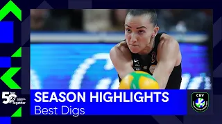 VakifBank's Best Digs of the Season I CEV Champions League Volley 2023 | Women