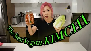 Vegan Kimchi | Small Portion | ft. Dried Persimmon | 비건김치 (채식김치) ft. 곶감