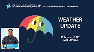 Public Weather Forecast Issued at 4:00 AM February 27, 2022