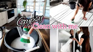 Midweek Motivational Gypsy Mobile Home Clean with Me Deep Cleaning Window Blinds