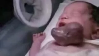 Baby Born with Heart Outside Body
