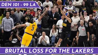 Jamal Murray Hits Shot At Buzzer, Lakers Lose 101-99 | Awful Awful Loss