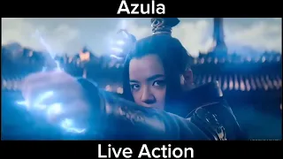 Azula’s Lightning Live action And Animated Comparison | Avatar: The Last Airbender Netflix