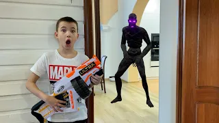 Nerf GUN GAME SCP 096 VS Ultra One Скромник против Богдана с нерф Ультра avi