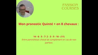 Pronostic  Courses Hippiques PMU Quinté+ Jeudi 25 avril 2024  Prix de la Fontaine Carpeaux à Paris L