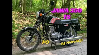 JAWA 350 TS 87r Po kompleksowej Renowacji * Praca silnika * Engine Sound 🔥 🔥 Dźwięk Silnika 🔥🔥