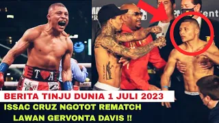 Tinju Dunia Hari Ini‼️Issac Cruz Ngotot Duel Ulang Lawan Gervonta Davis | Berita Tinju Dunia 2023