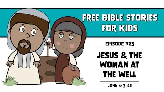 Bible Story #23: Jesus and the Woman at the Well | John 4:3-42 | Pastor Kenny's Classroom | Animated