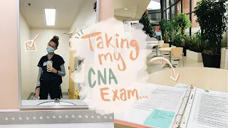Come along with me as I take my CNA exam + my *real* experience...