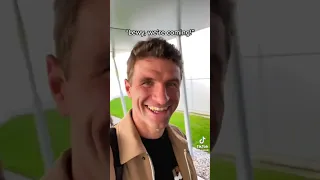 thomas muller says lewa were coming for the upcomimg match against barca 🤣🤣🤣#football