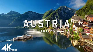 FLYING OVER AUSTRIA (4K UHD) - Relaxing Music Along With Beautiful Nature Videos - 4K Video HD