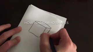 How to draw 4D shapes