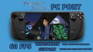 How To Play Perfect Dark's PC Port on the Steam Deck