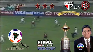 Libertadores 2005 - São Paulo 4x0 Atlético PR