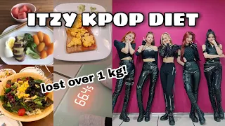 tried ITZY DIET for 4 days || healthy kpop girl group diet plan || 있지 다이어트