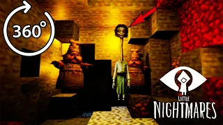 Little Nightmares 2 || Teacher in the Cave minecraft  || 360 Video [4k]