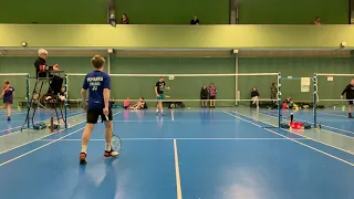 TS Junior Elite BS U15 Final Aapo Puhakka vs. Leo Karppanen Badminton