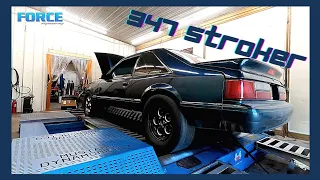 347 Stroker | Foxbody Mustang | TrickFlow Heads & Intake | Dyno Review