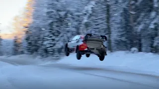 Kalle Rovanperä Rally Sweden 2023 test Toyota GR Yaris Rally1