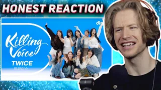 HONEST REACTION to TWICE on Dingo Killing Voice!