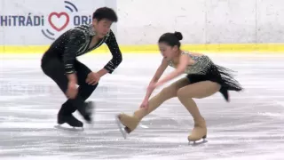 2016 ISU Junior Grand Prix - Ostrava - Pairs Free Skate Yumeng GAO / Zhong XIE CHN