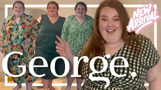 NEW IN AT GEORGE ASDA | plus size fashion try on haul | 2024