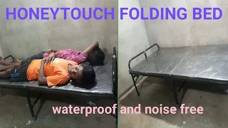 Honey Touch folding steel Bed with Foam Mattress||online Amazon shopping||Single size