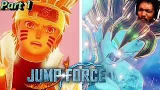 IT IS HERE! NARUTO VS GOKU OMGOSH!1!! | Jumpforce FULL GAME Part 1