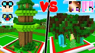 COSTRUISCO LA CASA SULL'ALBERO DELLE RAGAZZE SU MINECRAFT! 🌳