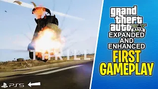 GTA 5 Expanded & Enhanced FIRST GAMEPLAY on the PS5