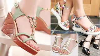 2021 LATEST BEAUTIFUL STYLE DIFFERENT SANDALS||Sandals Ankle Straps Pumps Platform Women Dress Shoes