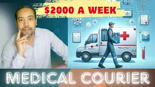 $2,000 Per Week Delivering Medical Supplies just Using Your Car (Side Hustle)