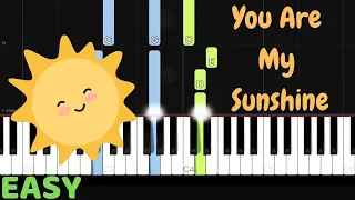 You Are My Sunshine - EASY - Piano Tutorial - Tunes With Tina