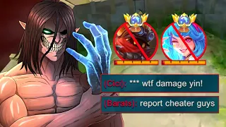 GLOBAL YIN BEST TRICK TO DOMINATE META HEROES IN RANKED GAME !!💀 YIN BEST BUILD 2024