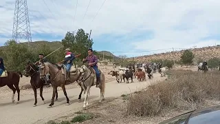 bajada del pantano  hacia los castillicos