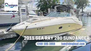 [SOLD] 2011 Sea Ray 280 Sundancer Virtual Video Tour