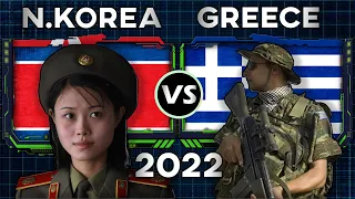 North Korea  vs Greece Military Power Comparison 2022