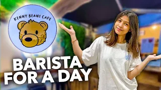 BARISTA FOR A DAY!! ( nagfeeling barista hahaha) | Chelseah Hilary