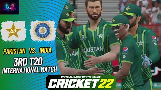 (PS5) Cricket 22 Gameplay | Pakistan vs. India T20 International | 4K 60FPS HDR
