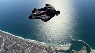 Flying wingsuits over Oceanside CA