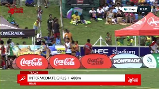 fijivillage Re:Live | Inter Girls 400M Heat 3  | Day 1