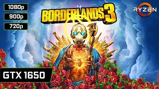 GTX 1650 Borderlands 3 | All Settings 1080p, 900p, 720p
